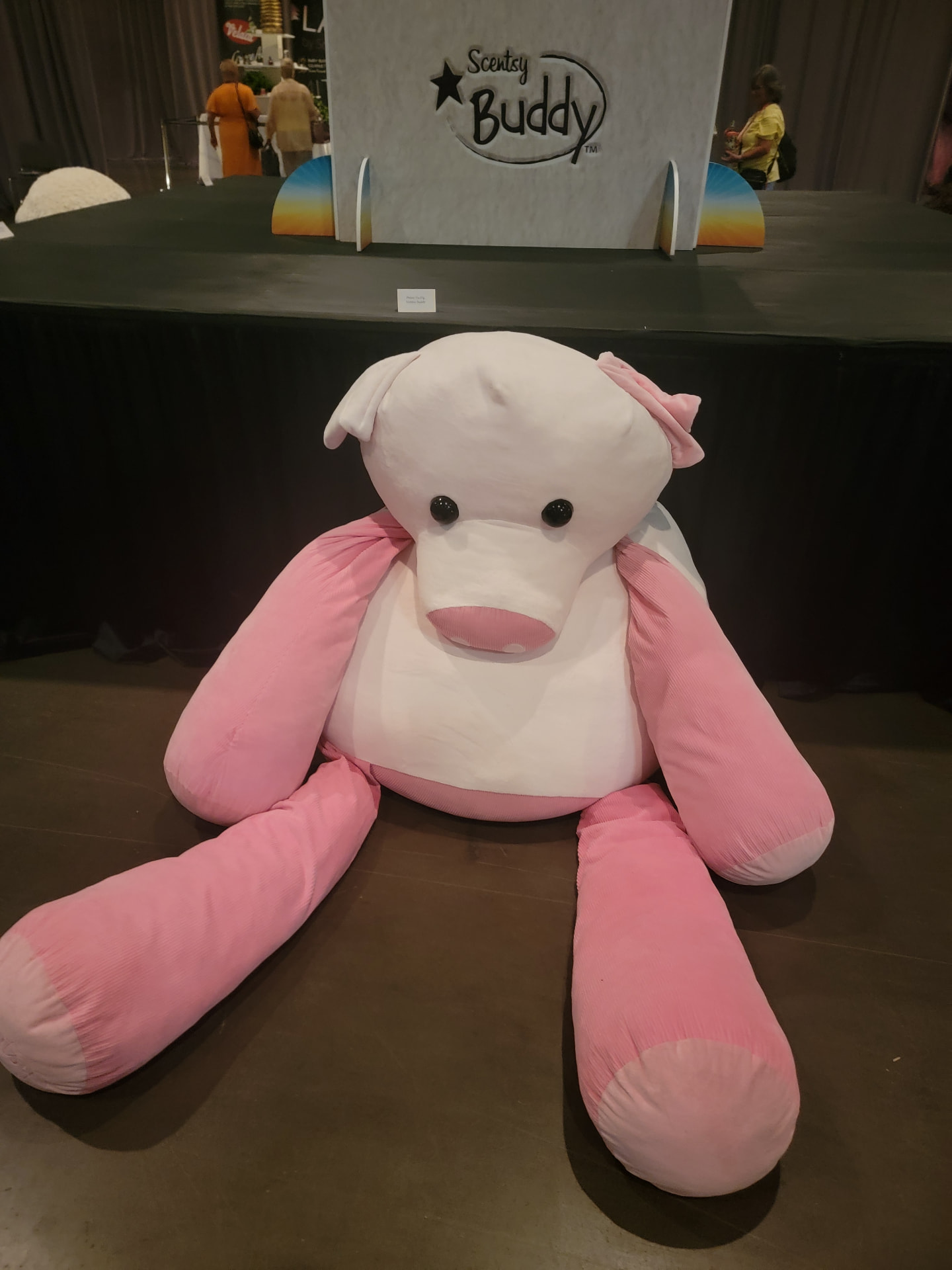 A pink Scentsy Buddy bear