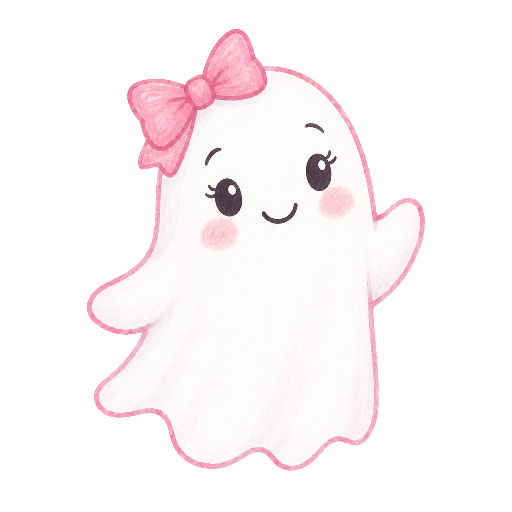 Elizabeth's pink-bow ghost